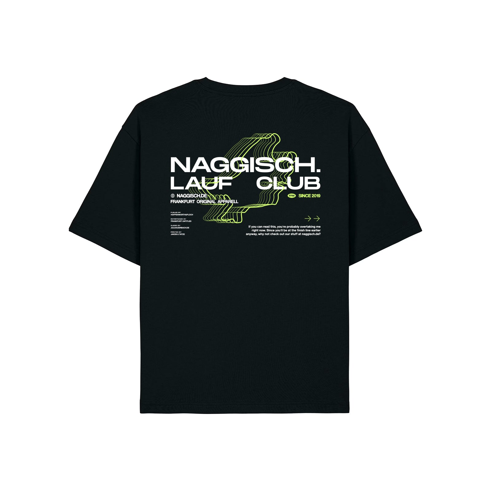 naggisch. lauf club. shirt